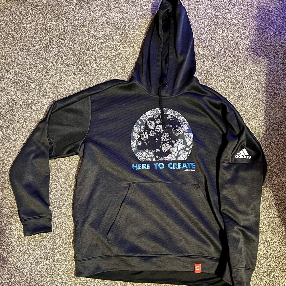 Adobe MAX Adidas 2018 Hoodie Pullover